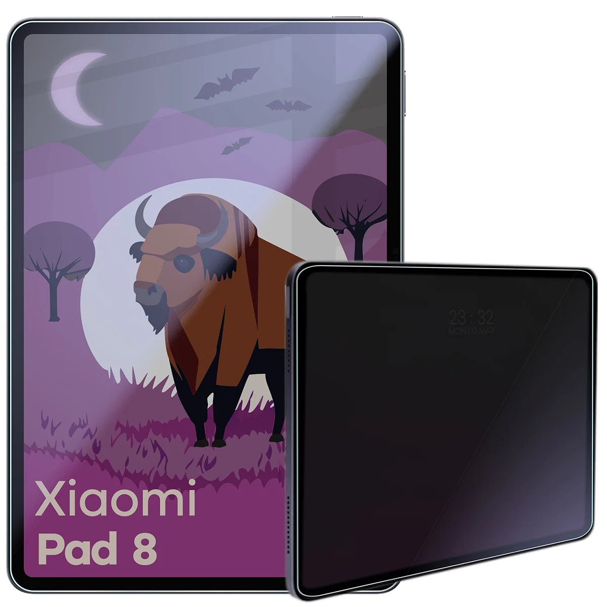 Szkło hybrydowe prywatyzujące Bizon Tab Hybrid Shadow do Xiaomi Pad 8