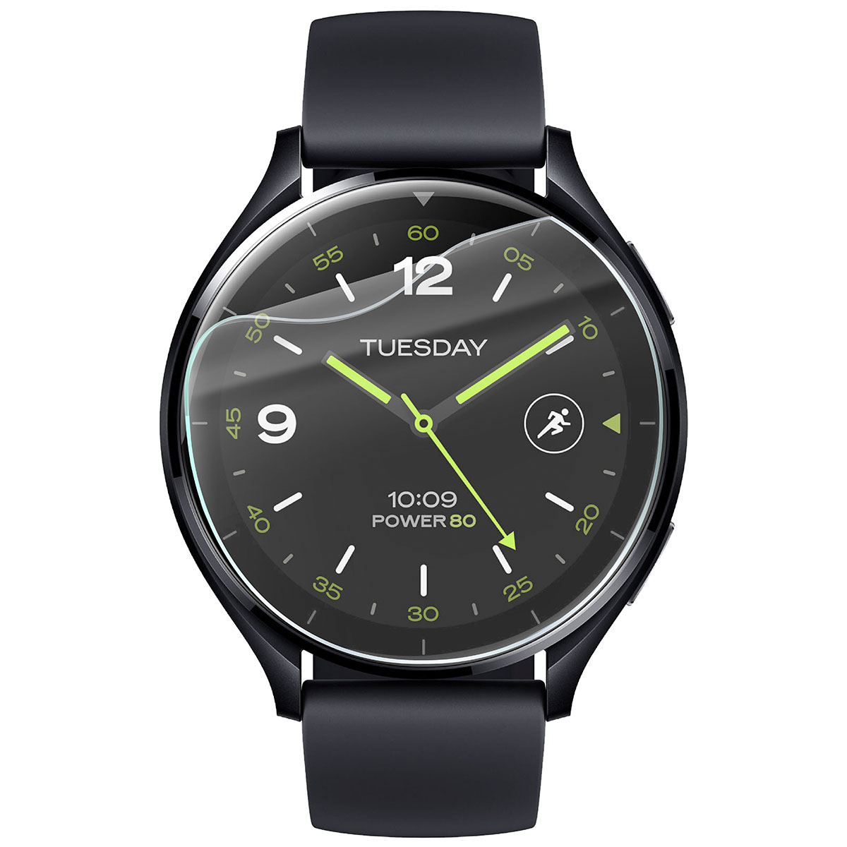 Folia hydrożelowa Bizon Watch Film HydroFlex do Xiaomi Watch 2 na zegarku