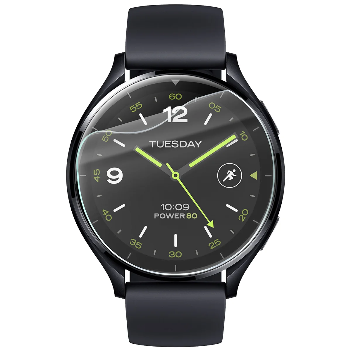 Folia hydrożelowa Bizon Watch Film HydroFlex do Xiaomi Watch 2 na zegarku