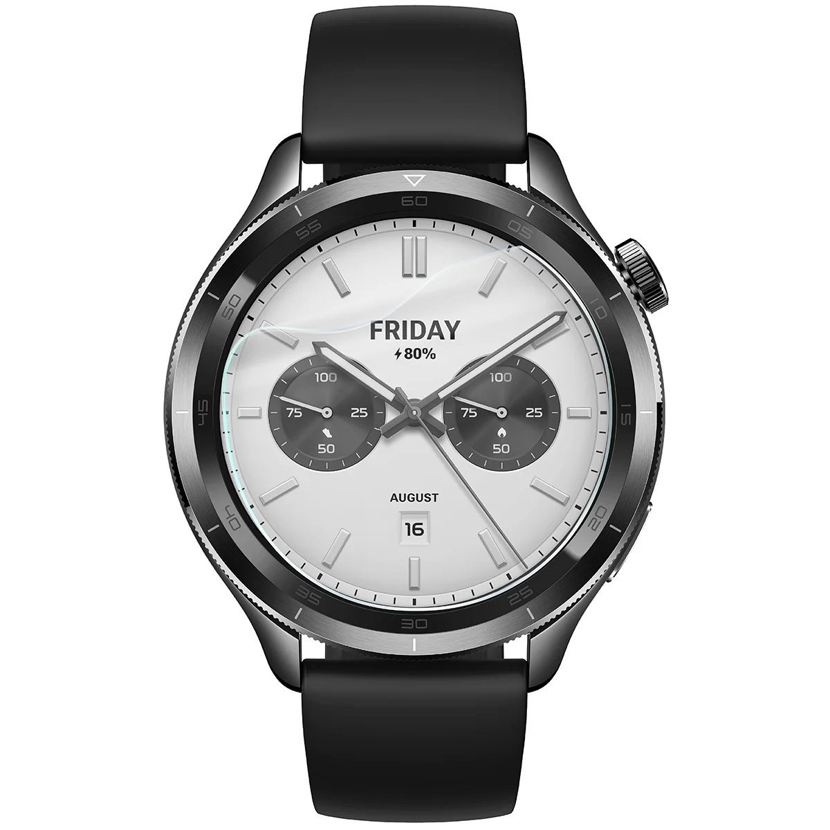 Folia hydrożelowa Bizon Watch Film HydroFlex do Xiaomi Watch S4 41 mm na zegarku