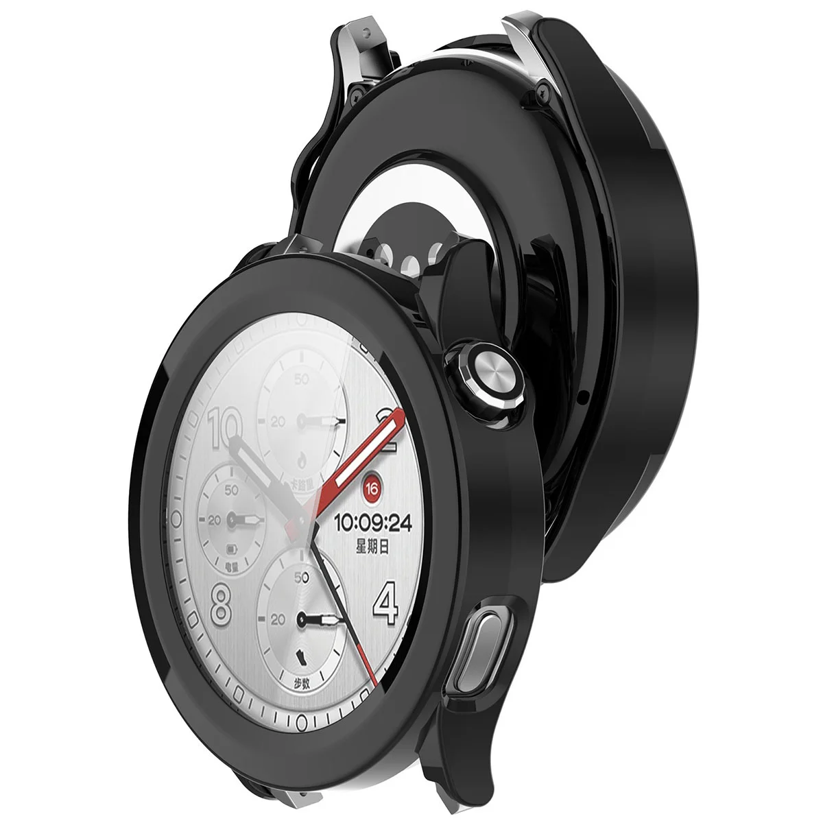 Etui z wbudowanym szkłem Bizon Case Watch Adamo do Xiaomi Watch S5
