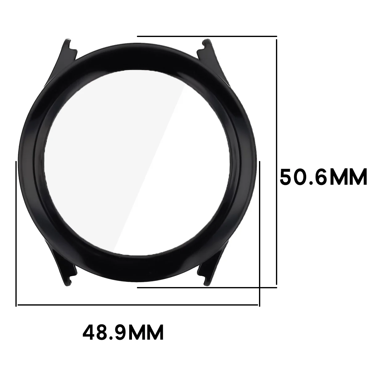Wymiary etui Bizon Case Watch Adamo do Xiaomi Watch S5