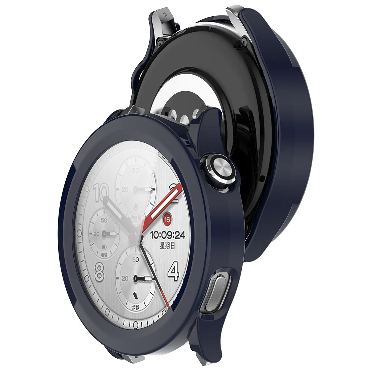 Etui z wbudowanym szkłem Bizon Case Watch Adamo do Xiaomi Watch S5