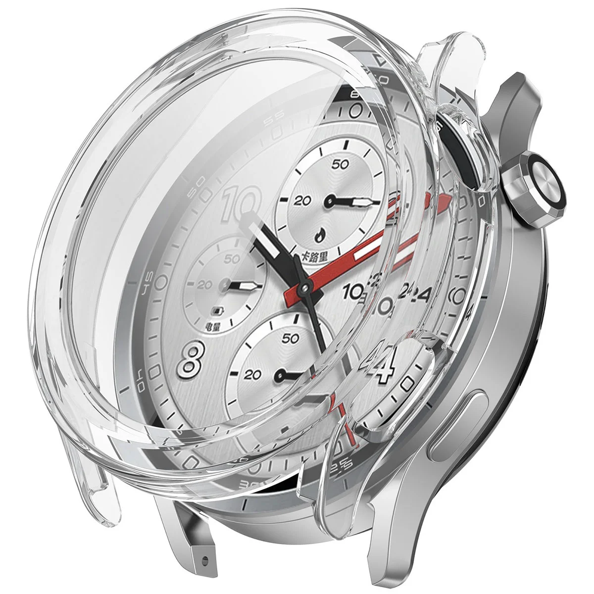 Wizualizacja nakładania etui Bizon Case Watch Adamo do Xiaomi Watch S5