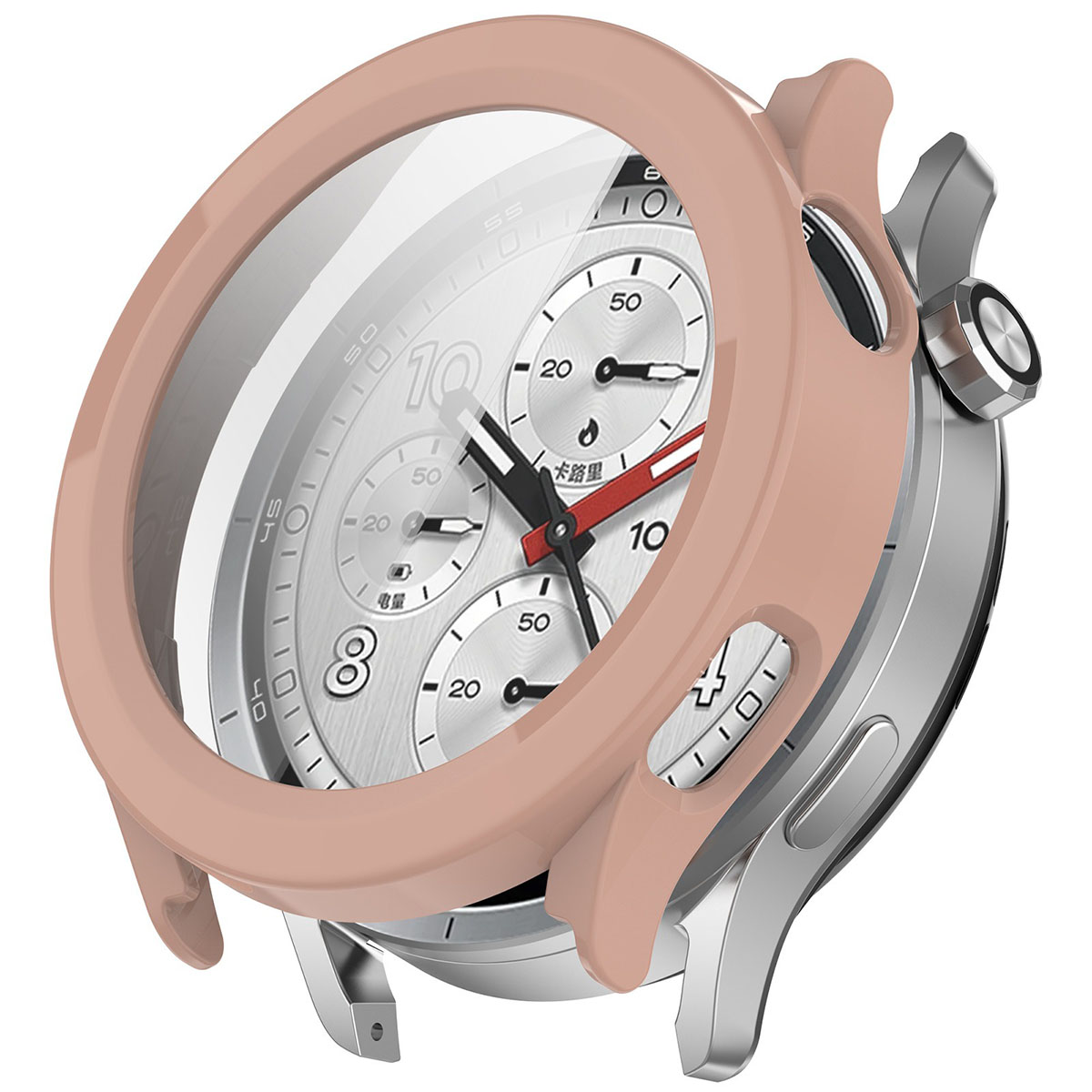 Wizualizacja nakładania etui Bizon Case Watch Adamo do Xiaomi Watch S5