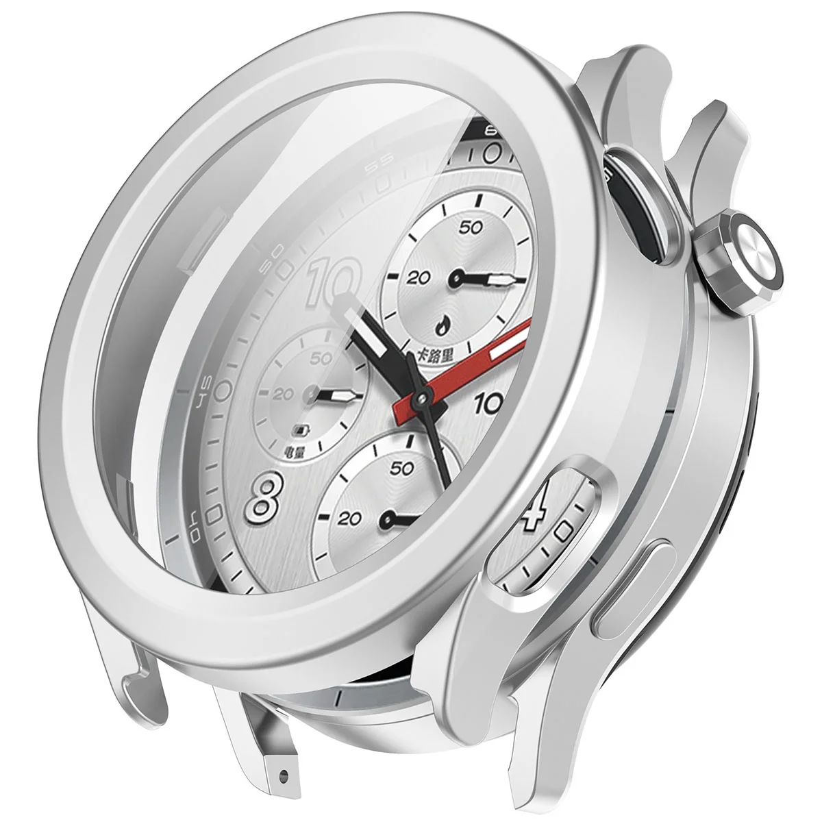 Wizualizacja nakładania etui Bizon Case Watch Adamo do Xiaomi Watch S5