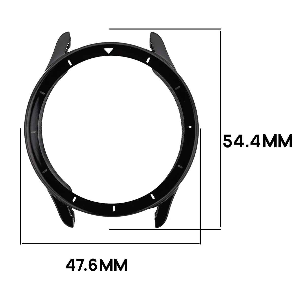 Wymiary obudowy Bizon Case Watch Felipe dla Xiaomi Watch S5