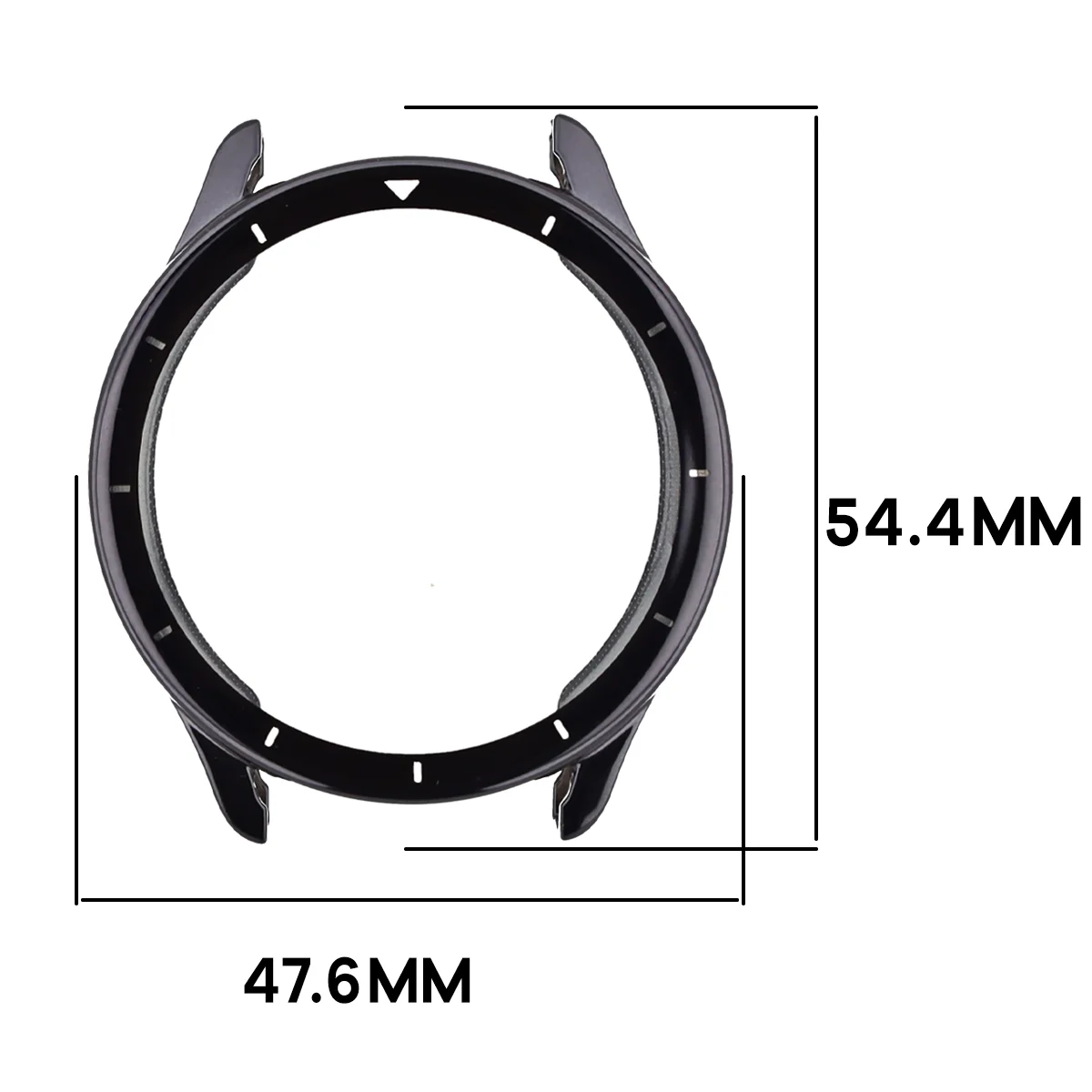 Wymiary obudowy Bizon Case Watch Felipe dla Xiaomi Watch S5