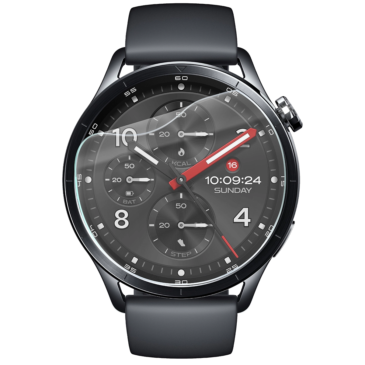 Folia hydrożelowa Bizon Watch Film HydroFlex do Xiaomi Watch S5 na zegarku